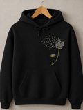 Dandelion Hand Embroidered Hoodie